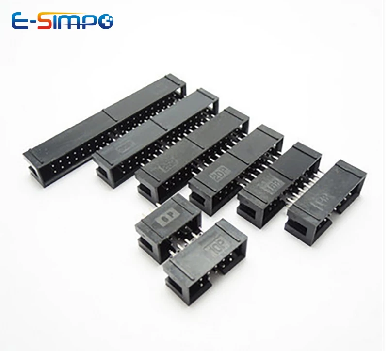 DC3 2.54mm DIP RA直角SMTダブルロー 6P - Male Female Header Pin のレビューと価格