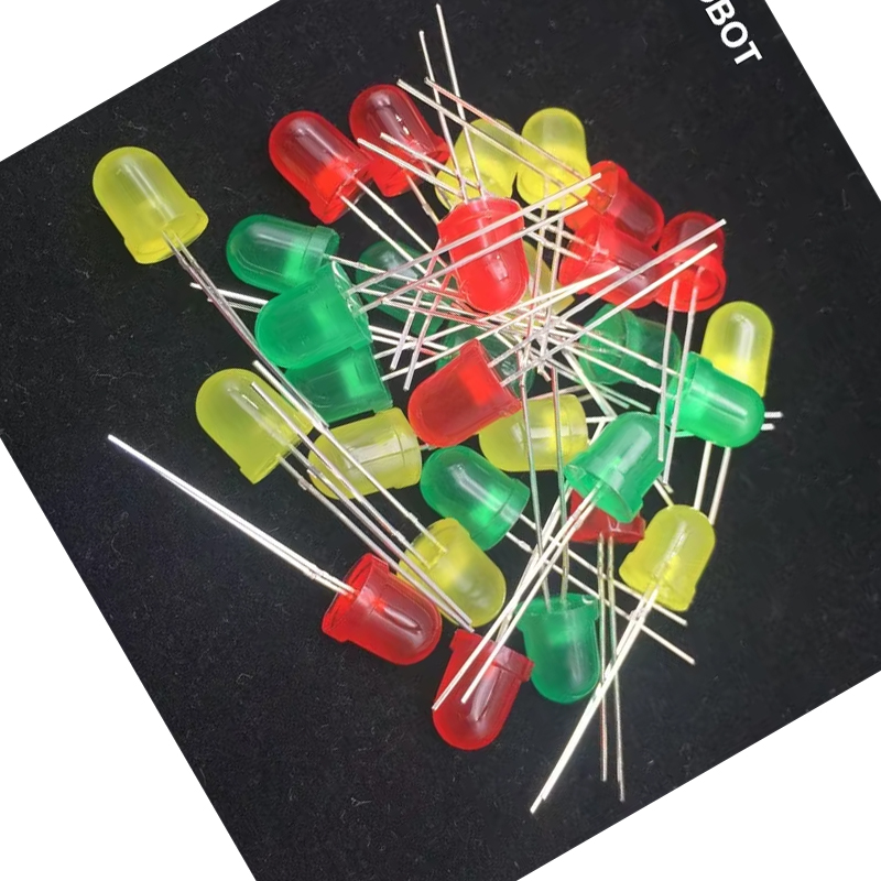 LEDダイオードライトキット,さまざまな色,黄色,赤,緑,8 - Diy Electronics For Sale のレビューと価格