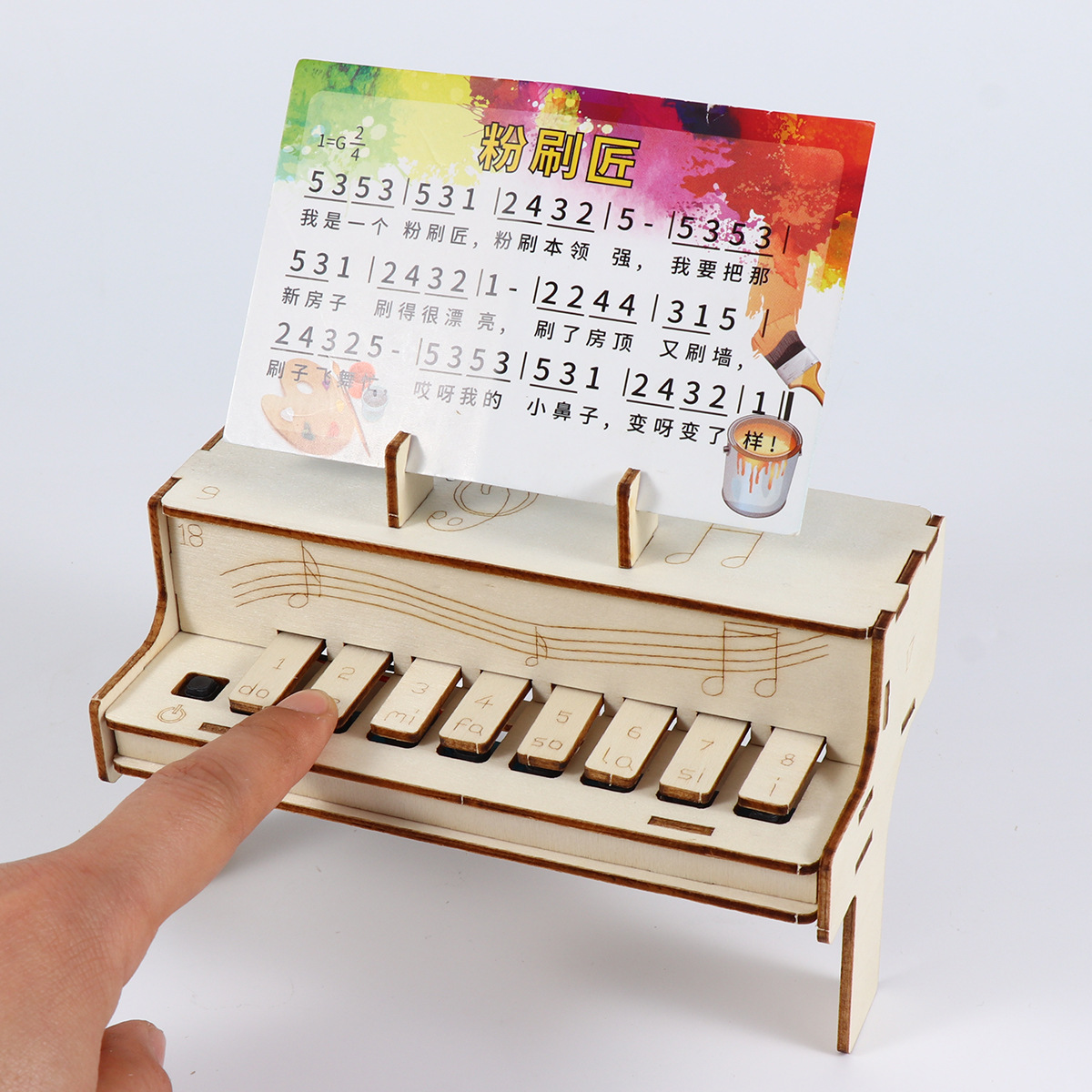 DIY 木製電子ピアノモデル STEM 組み立てキット物理学 - Diy Kit Elektronik のレビューと価格
