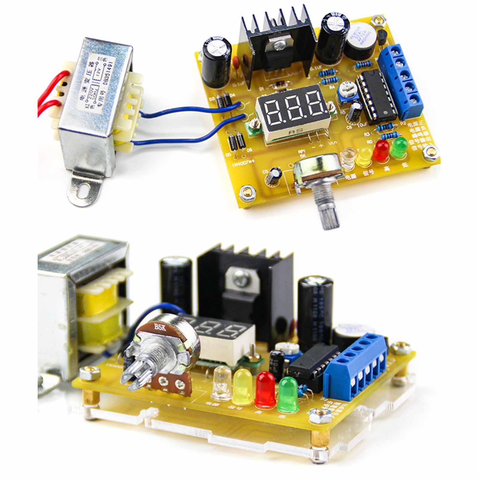 電源モジュール調整可能な電圧レギュレータボードDIY LM3 - Diy Electronics Course のレビューと価格
