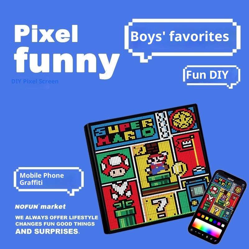DIYピクセルスクリーン カスタム電子ピクセルスクリーン 彼 - Diy Electronics Game のレビューと価格