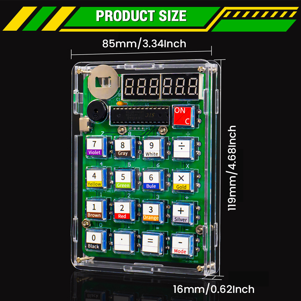 DIY 電卓電子生産キット LED デジタル管ディスプレイシ - Pcb Etching Kit のレビューと価格