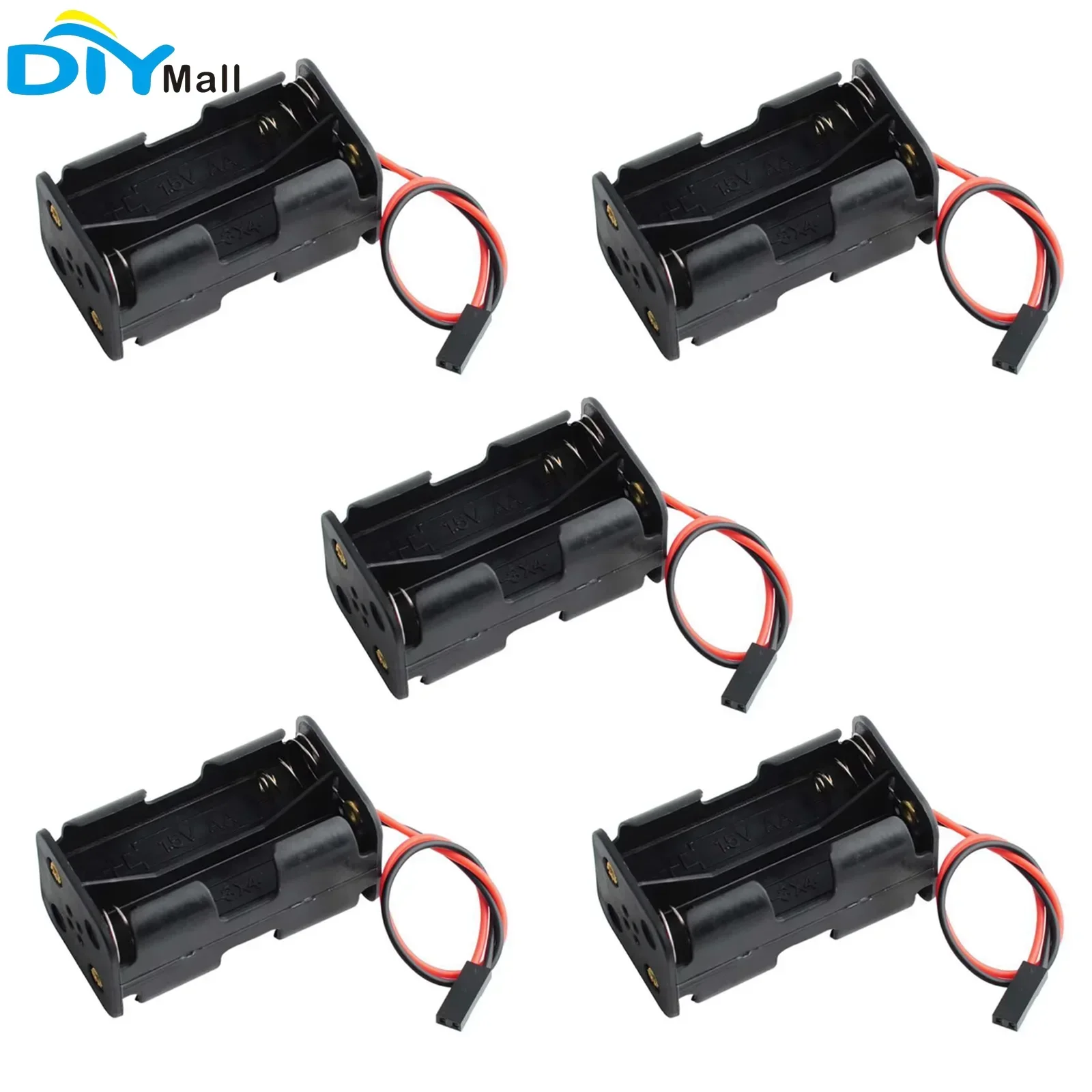RCサーボテスター用2ピンJRコネクタ付き単三電池ホルダーケ - Diy Electronics Holder のレビューと価格