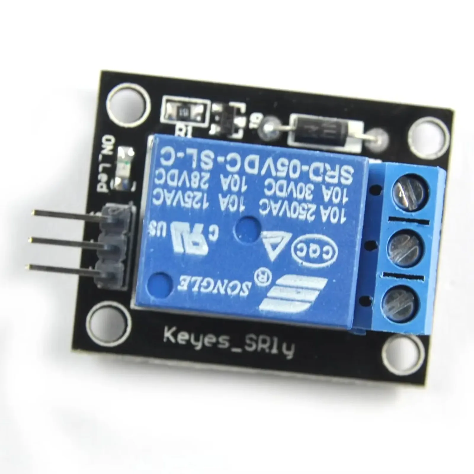 5 個 1 チャンネル 5V リレーモジュール SRD-05 - Relay Module 5V のレビューと価格