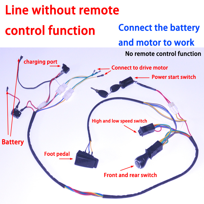 子供用電気自動車スイッチ,リモコン,レシーバー,ワイヤー,ハ - Diy Kit Elektronik のレビューと価格