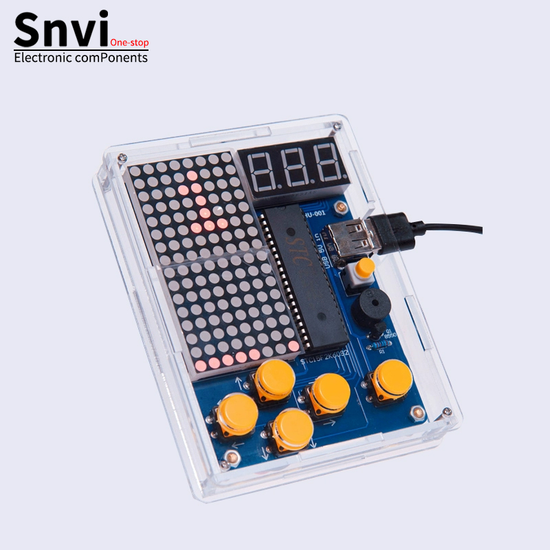 Snvi DIY ピクセルゲームコンソールキット 51 MC - Diy Electronics Kits For Kids のレビューと価格