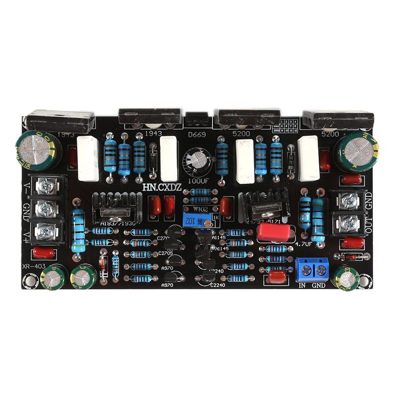 1PC 200W 1943 + 5200 ハイモノパワーチュ - Diy Electronics For Home のレビューと価格
