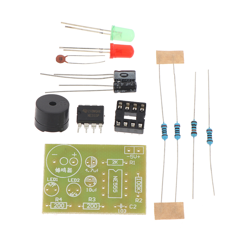 ✰ ✪ NE555 DIYキット LEDフラッシャー＆信号発 - Pcb Etching Kit のレビューと価格