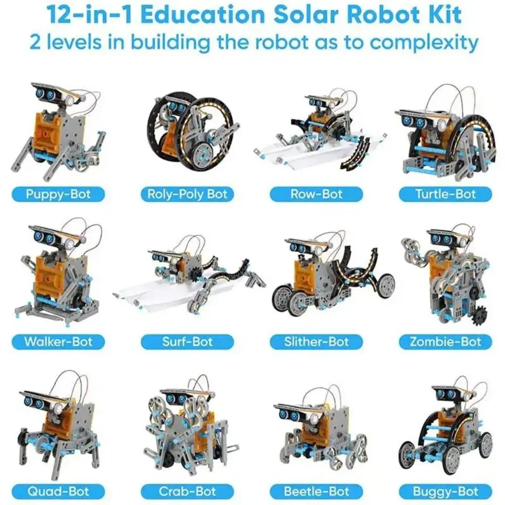 13 in 1 ソーラーロボット科学キット DIY ビルディ - Diy Electronics Kits For Kids のレビューと価格