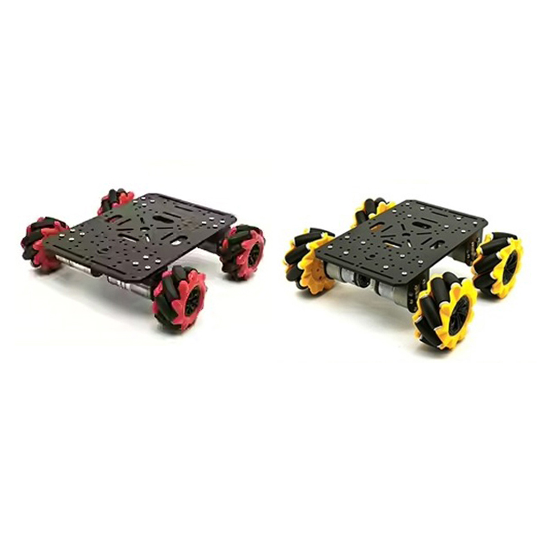 4WDロボットカーシャーシ、TTモーター520または37モー - Diy Kit Elektronik のレビューと価格
